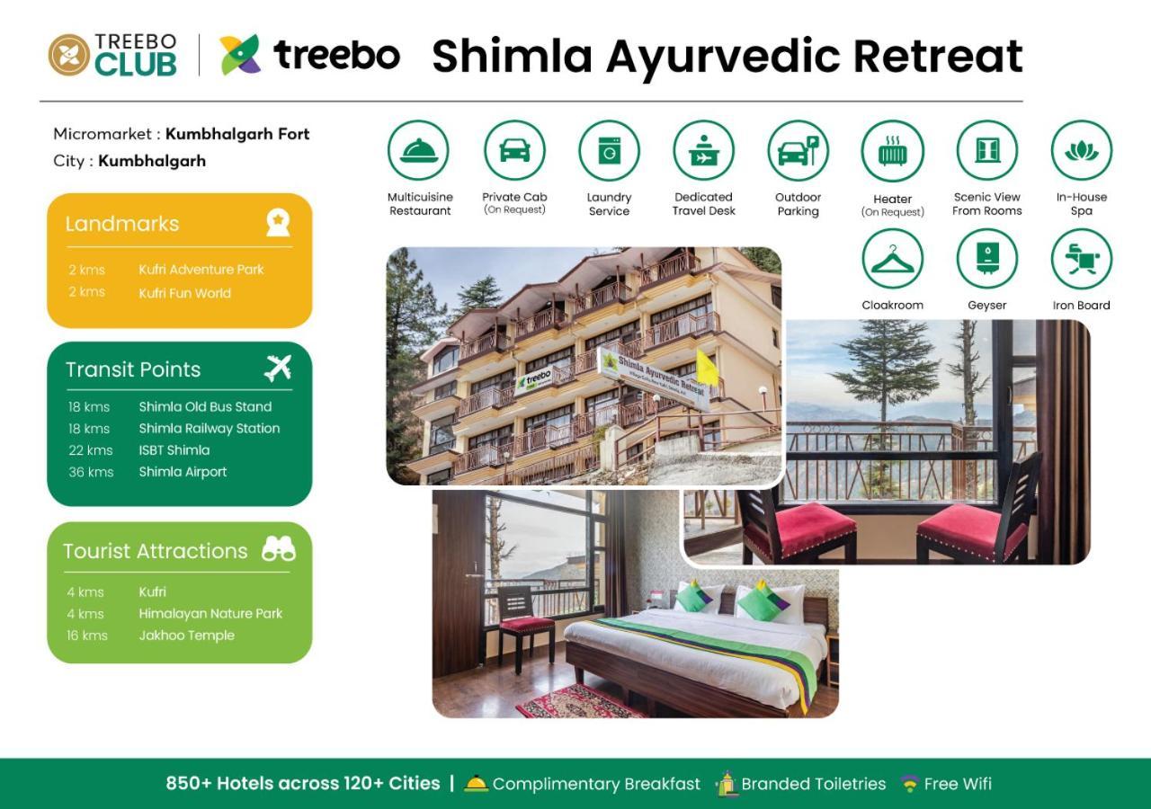 Treebo Shimla Ayurvedic Retreat Kufri Hotel Buitenkant foto